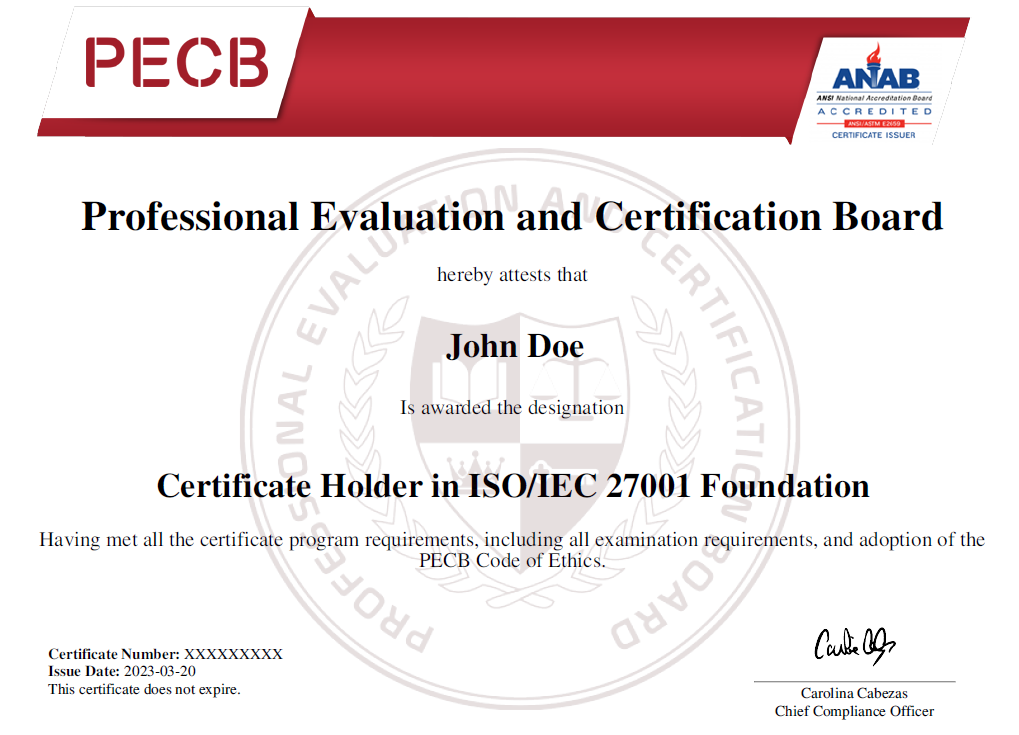 Certification Mark Use Policy Pecb